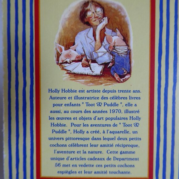 2001 DEPT 56 TOOT & PUDDLE PIG CERAMIC SALT & PEPPER SHAKER SET (NEW IN BOX) - Picture 11 of 13